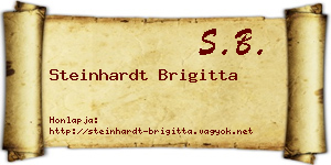 Steinhardt Brigitta névjegykártya
